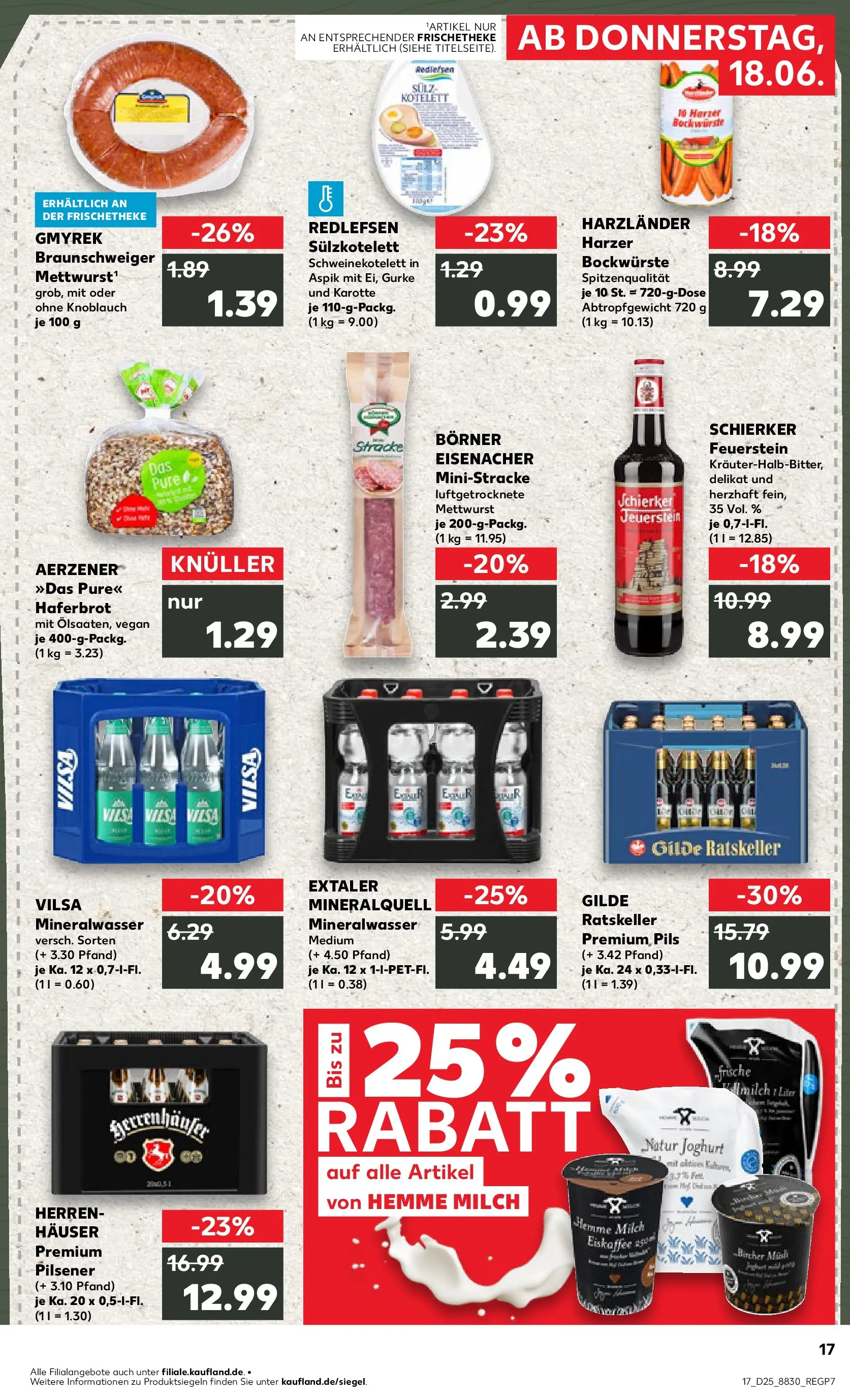 Prospekt Kaufland ab 14.06.2026 ยป Angebote und Werbung Online | Seite: 26 | Produkte: Pils, Mineralwasser, Knoblauch, Karotte Prospekt Kaufland ab 14.06.2026 ยป Angebote Online zum Blรคttern | Seite: 26 | Produkte: Pils, Mineralwasser, Knoblauch, Karotte