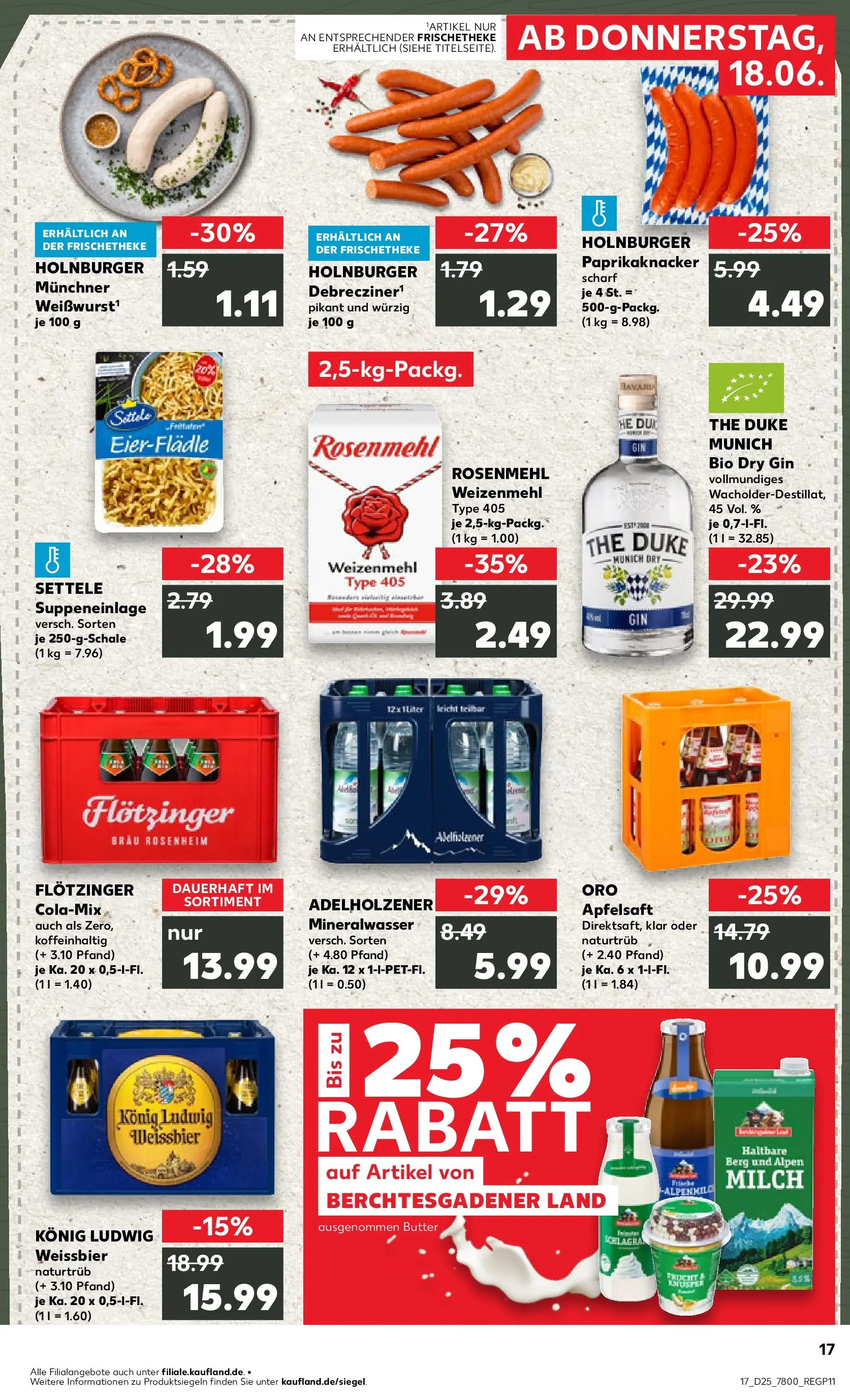 Prospekt Kaufland ab 14.06.2026 ยป Angebote und Werbung Online | Seite: 26 | Produkte: Cola, Butter, Weizenmehl, Gin Prospekt Kaufland ab 14.06.2026 ยป Angebote Online zum Blรคttern | Seite: 26 | Produkte: Cola, Butter, Weizenmehl, Gin