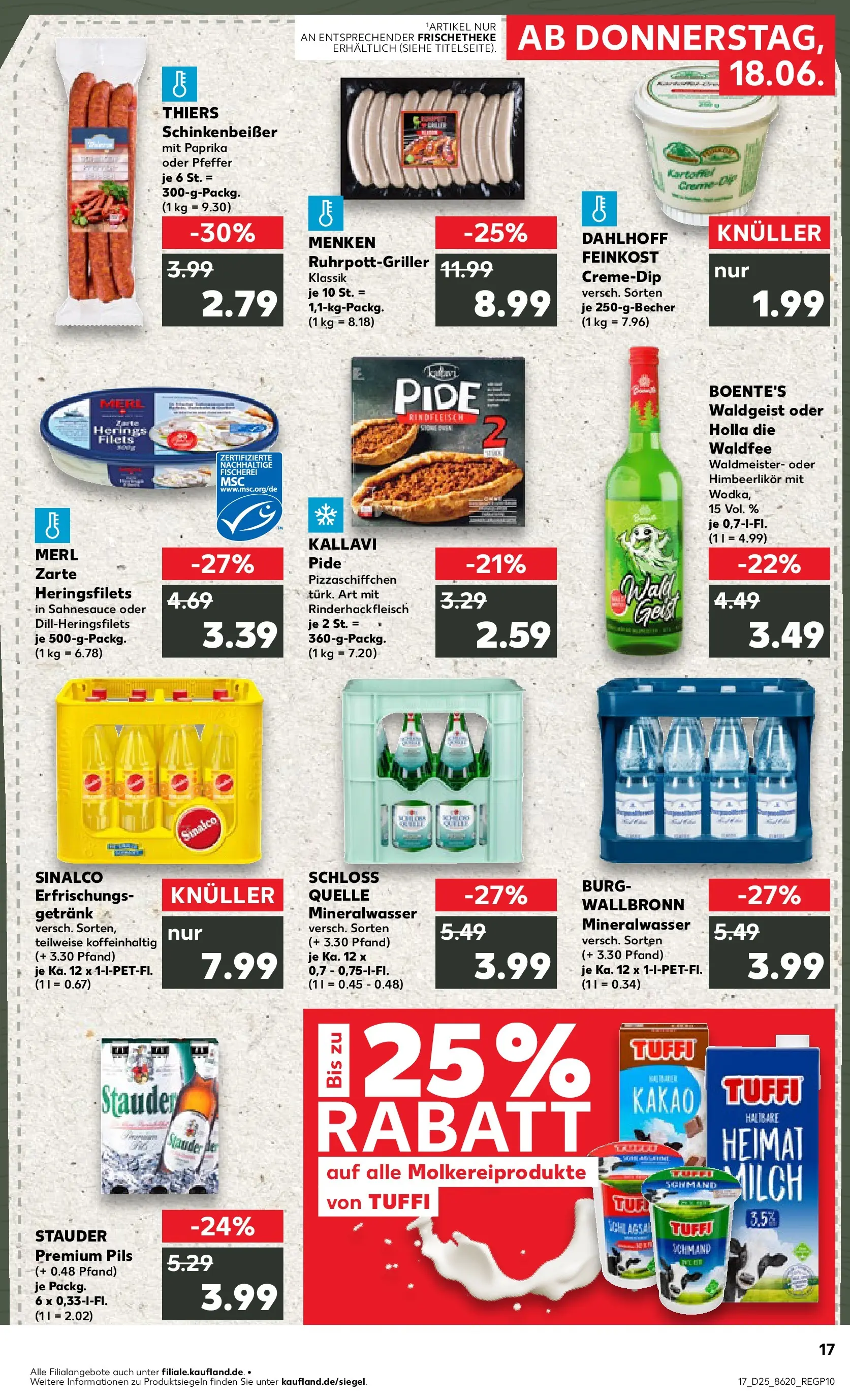 Prospekt Kaufland ab 14.06.2026 ยป Angebote und Werbung Online | Seite: 26 | Produkte: Sinalco, Milch, Pfeffer, Rindfleisch Prospekt Kaufland ab 14.06.2026 ยป Angebote Online zum Blรคttern | Seite: 26 | Produkte: Sinalco, Milch, Pfeffer, Rindfleisch