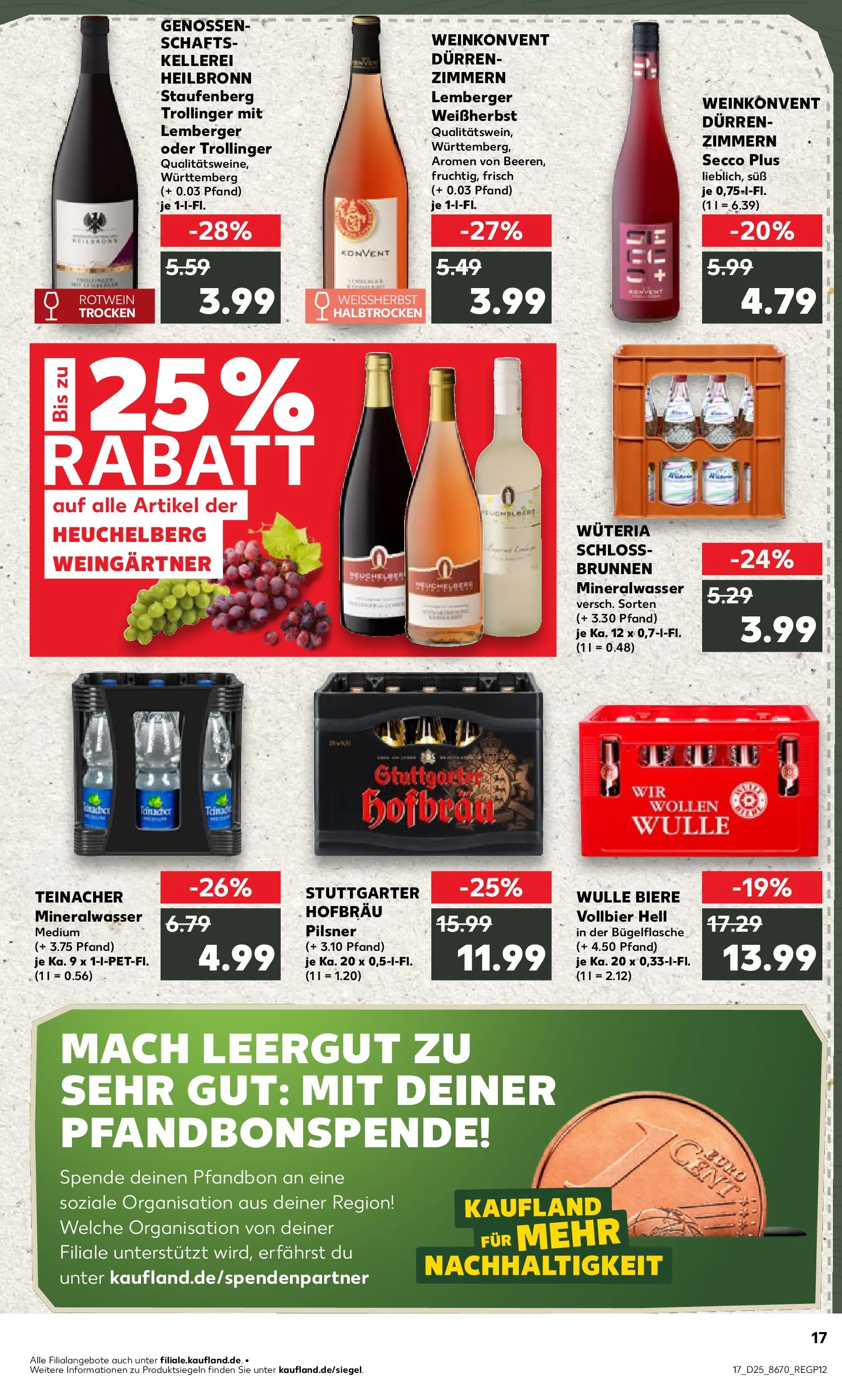 Prospekt Kaufland ab 14.06.2026 ยป Angebote und Werbung Online | Seite: 26 | Produkte: Rotwein, Mineralwasser Prospekt Kaufland ab 14.06.2026 ยป Angebote Online zum Blรคttern | Seite: 26 | Produkte: Rotwein, Mineralwasser