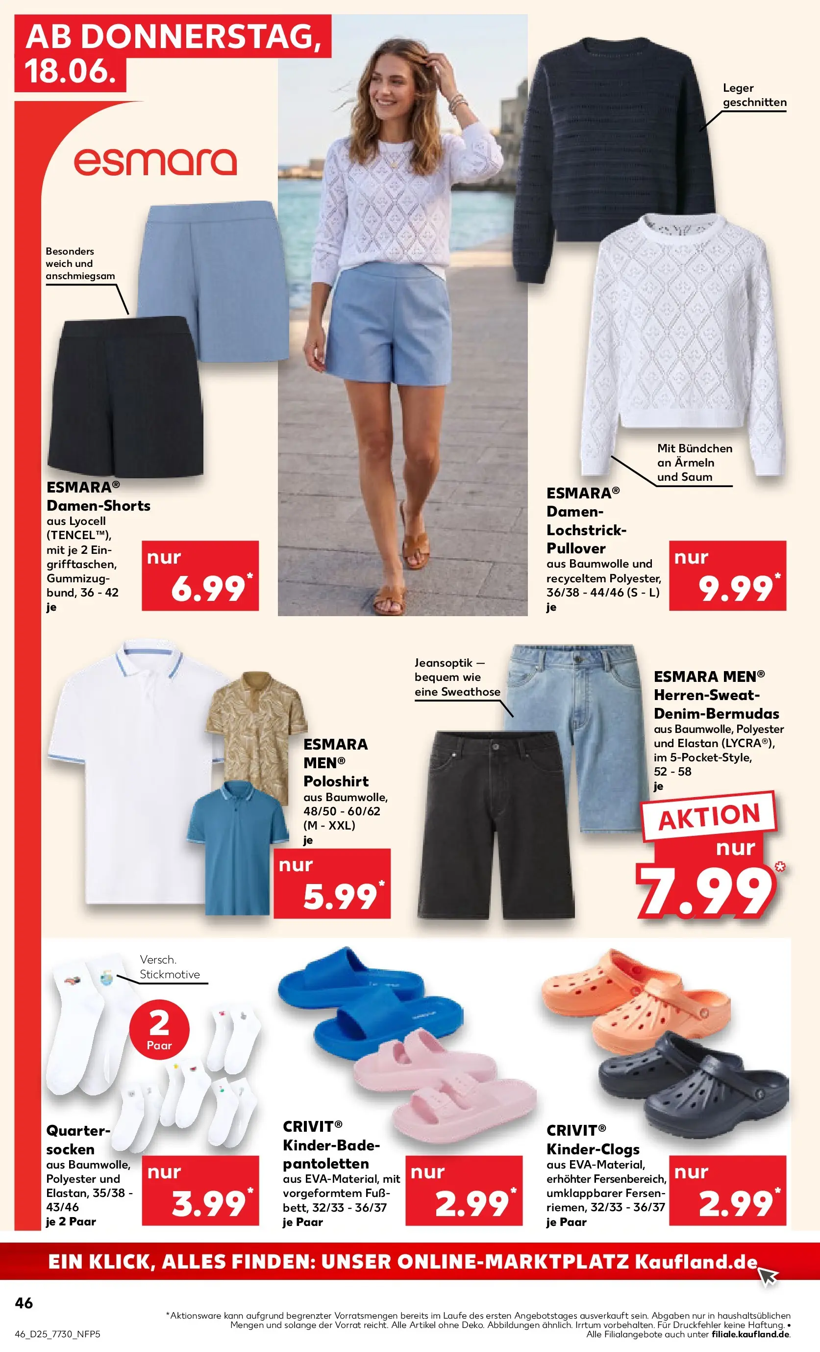 Prospekt Kaufland ab 14.06.2026 » Angebote Online zum Blättern | Seite: 55 | Produkte: Shirt, Sweathose, Pullover, Socken