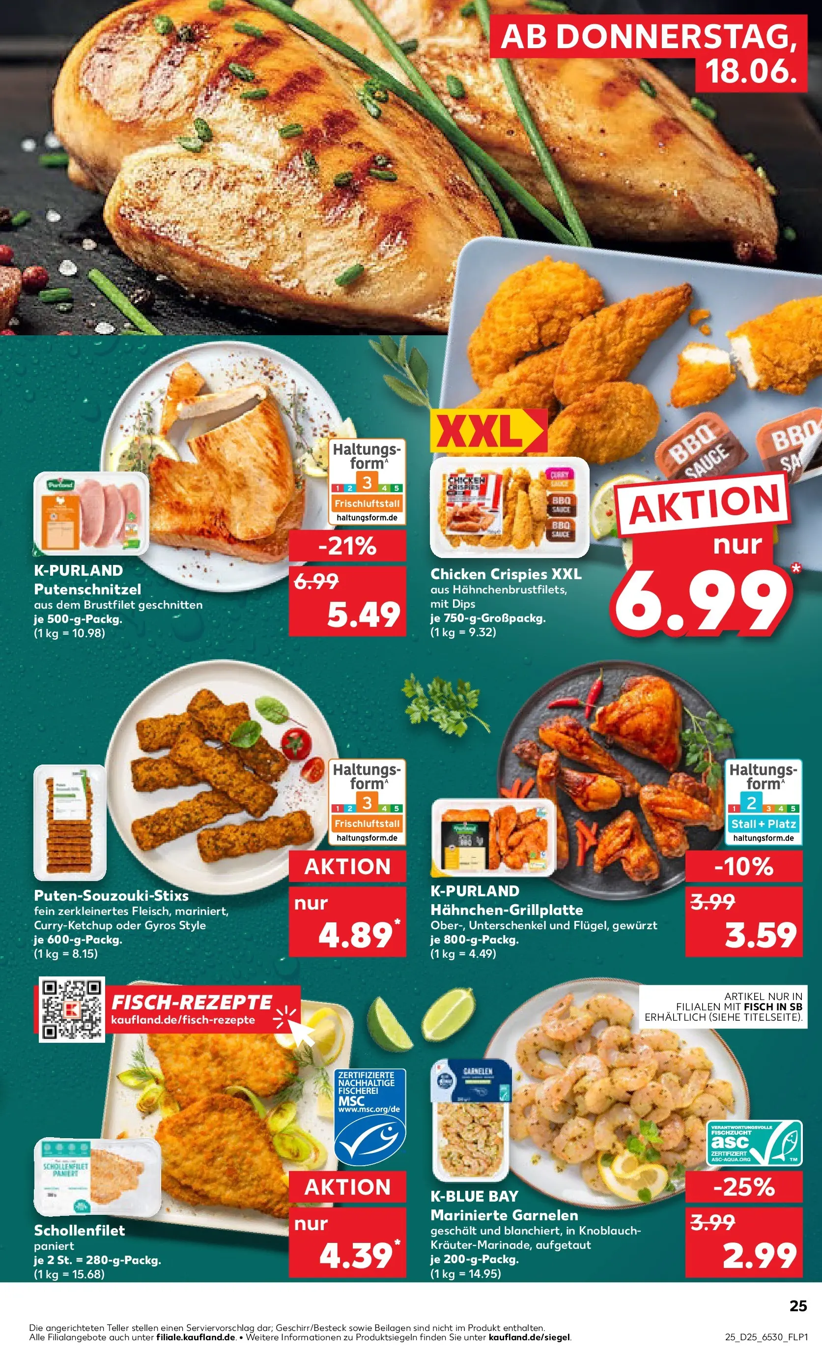 Prospekt Kaufland ab 14.06.2026 ยป Angebote und Werbung Online | Seite: 34 | Produkte: Garnelen, Fisch, Gyros, Putenschnitzel Prospekt Kaufland ab 14.06.2026 ยป Angebote Online zum Blรคttern | Seite: 34 | Produkte: Garnelen, Fisch, Gyros, Putenschnitzel
