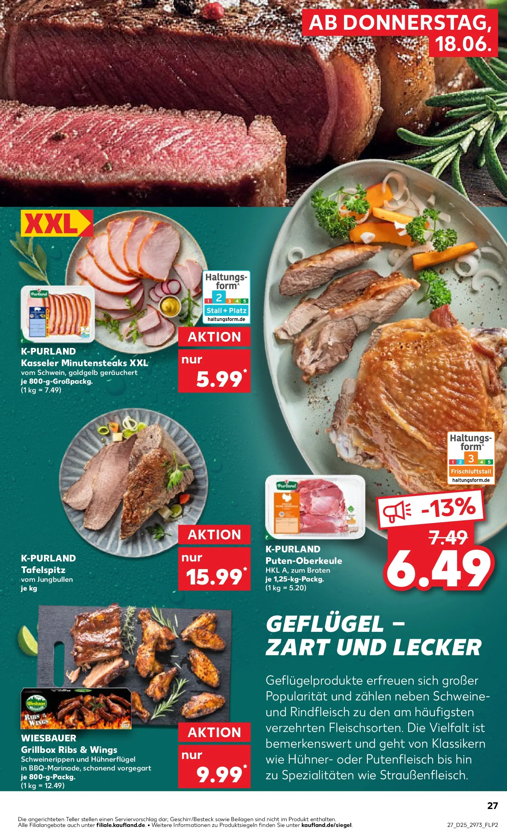 Prospekt Kaufland ab 14.06.2026 ยป Angebote und Werbung Online | Seite: 36 | Produkte: Tafelspitz, Rindfleisch Prospekt Kaufland ab 14.06.2026 ยป Angebote Online zum Blรคttern | Seite: 36 | Produkte: Tafelspitz, Rindfleisch