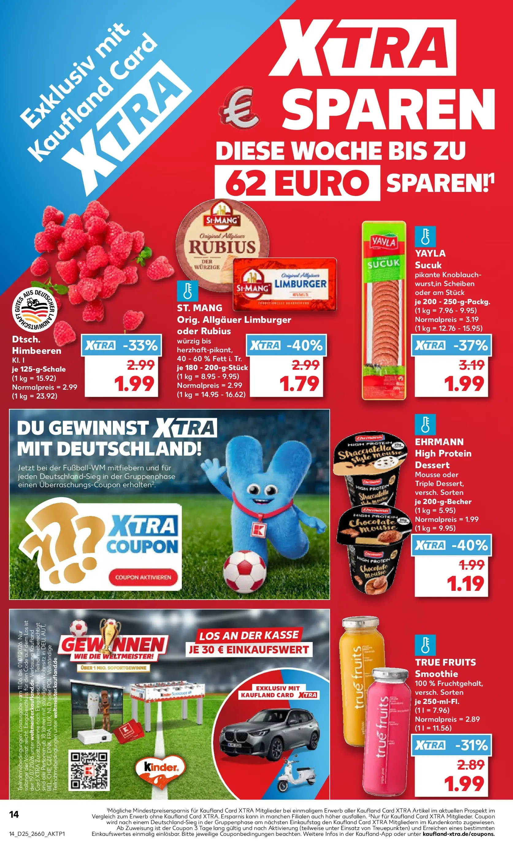 Prospekt Kaufland ab 14.06.2026 ยป Angebote und Werbung Online | Seite: 23 | Produkte: Himbeeren, Knoblauch Prospekt Kaufland ab 14.06.2026 ยป Angebote Online zum Blรคttern | Seite: 23 | Produkte: Himbeeren, Knoblauch
