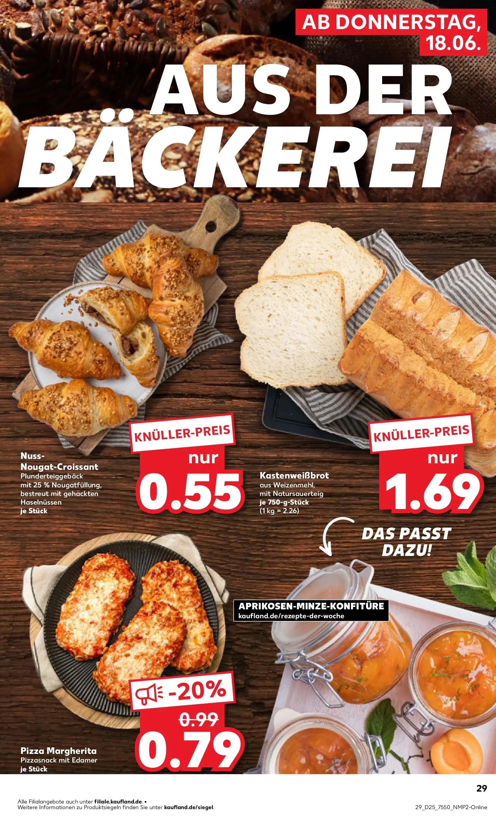 Prospekt Kaufland ab 14.06.2026 ยป Angebote und Werbung Online | Seite: 38 | Produkte: Bรคckerei, Croissant, Edamer, Pizza Prospekt Kaufland ab 14.06.2026 ยป Angebote Online zum Blรคttern | Seite: 38 | Produkte: Bรคckerei, Croissant, Edamer, Pizza