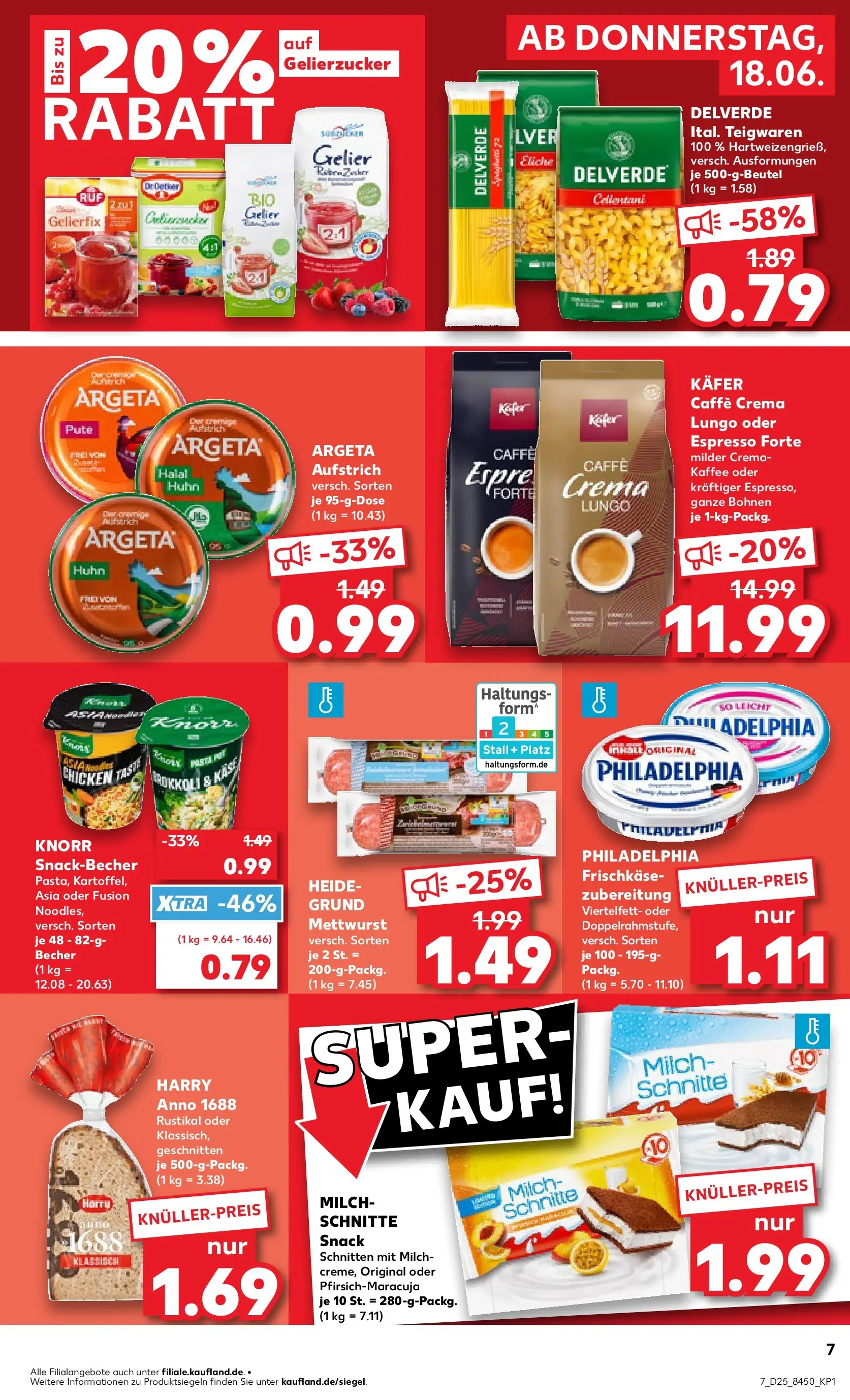 Prospekt Kaufland ab 14.06.2026 » Angebote Online zum Blättern | Seite: 12 | Produkte: Pute, Milch, Kaffee, Pasta