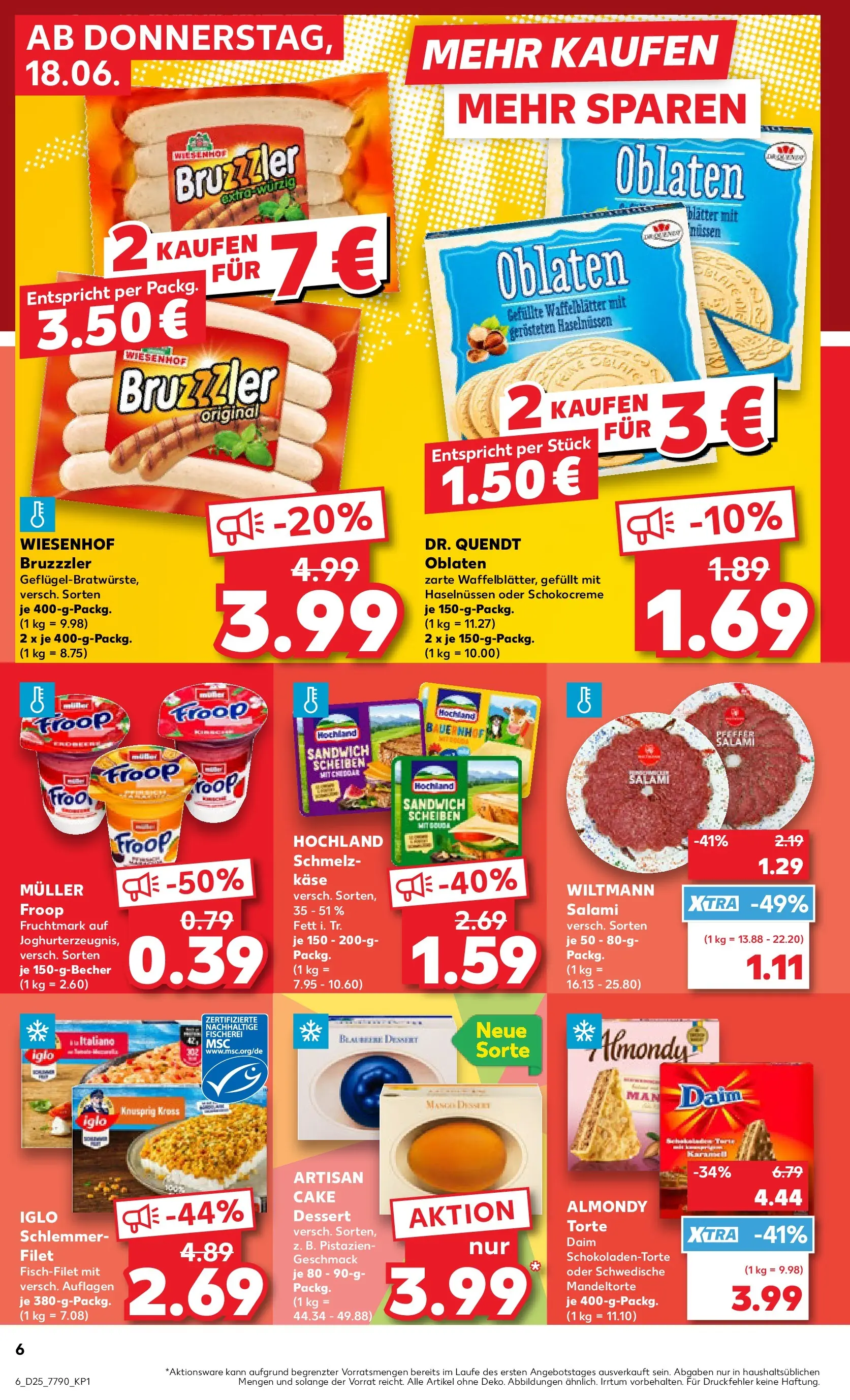 Prospekt Kaufland ab 14.06.2026 ยป Angebote und Werbung Online | Seite: 15 | Produkte: Froop, Kรคse, Iglo, Salami Prospekt Kaufland ab 14.06.2026 ยป Angebote Online zum Blรคttern | Seite: 15 | Produkte: Froop, Kรคse, Iglo, Salami