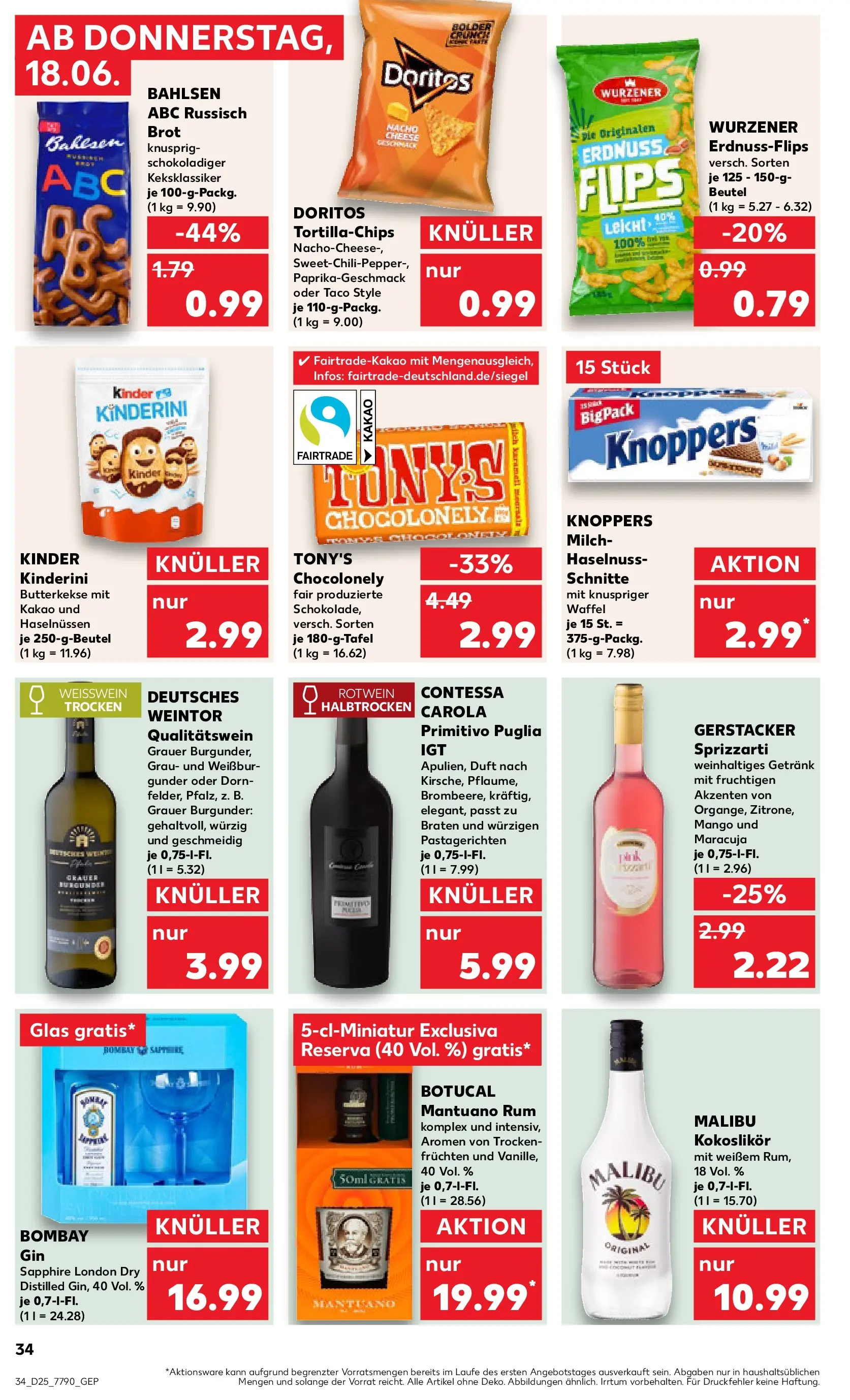 Prospekt Kaufland ab 14.06.2026 ยป Angebote und Werbung Online | Seite: 43 | Produkte: Rum, Butterkekse, Knoppers, Brot Prospekt Kaufland ab 14.06.2026 ยป Angebote Online zum Blรคttern | Seite: 43 | Produkte: Rum, Butterkekse, Knoppers, Brot