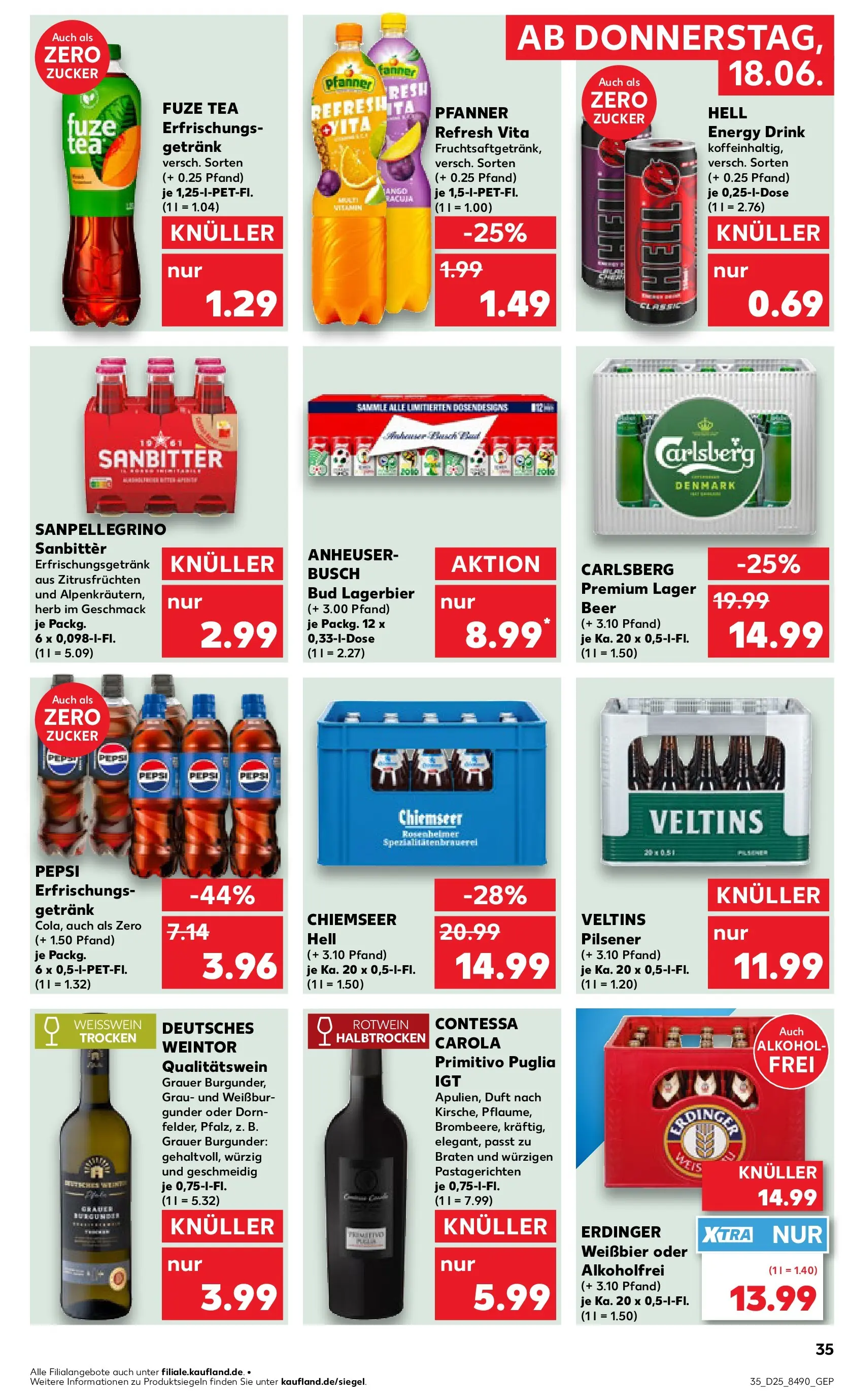 Prospekt Kaufland ab 14.06.2026 ยป Angebote und Werbung Online | Seite: 44 | Produkte: Erdinger, Energy, Weiรbier, Pepsi Prospekt Kaufland ab 14.06.2026 ยป Angebote Online zum Blรคttern | Seite: 44 | Produkte: Erdinger, Energy, Weiรbier, Pepsi