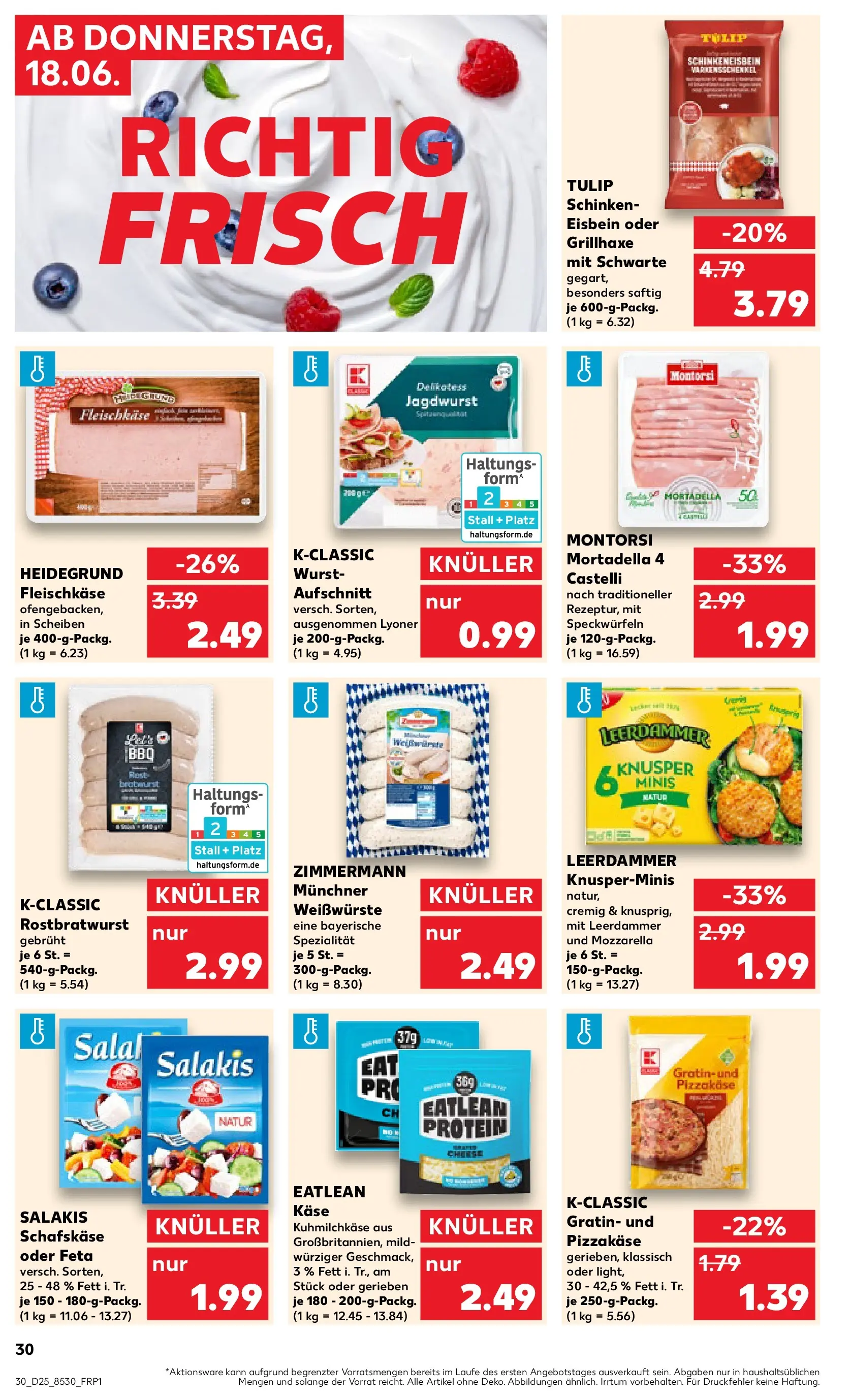Prospekt Kaufland ab 14.06.2026 » Angebote Online zum Blättern | Seite: 35 | Produkte: Käse, Wurst, Salakis, Schafskase