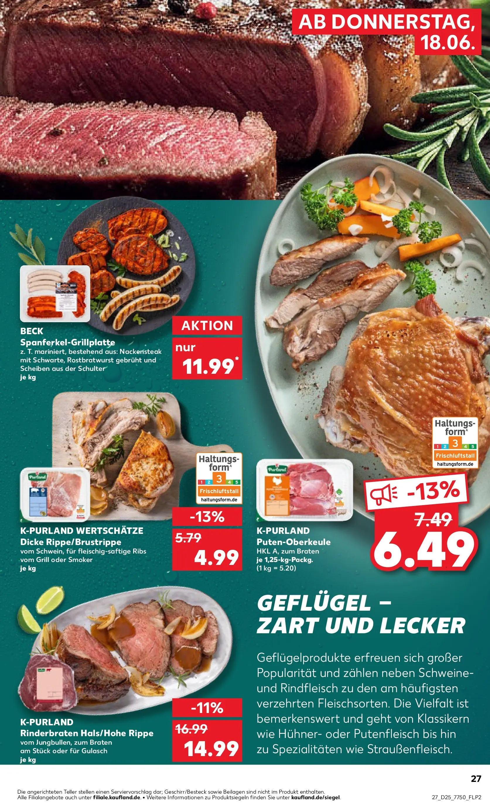 Prospekt Kaufland ab 14.06.2026 ยป Angebote und Werbung Online | Seite: 36 | Produkte: Rinderbraten, Grill, Gulasch, Rindfleisch Prospekt Kaufland ab 14.06.2026 ยป Angebote Online zum Blรคttern | Seite: 36 | Produkte: Rinderbraten, Grill, Gulasch, Rindfleisch