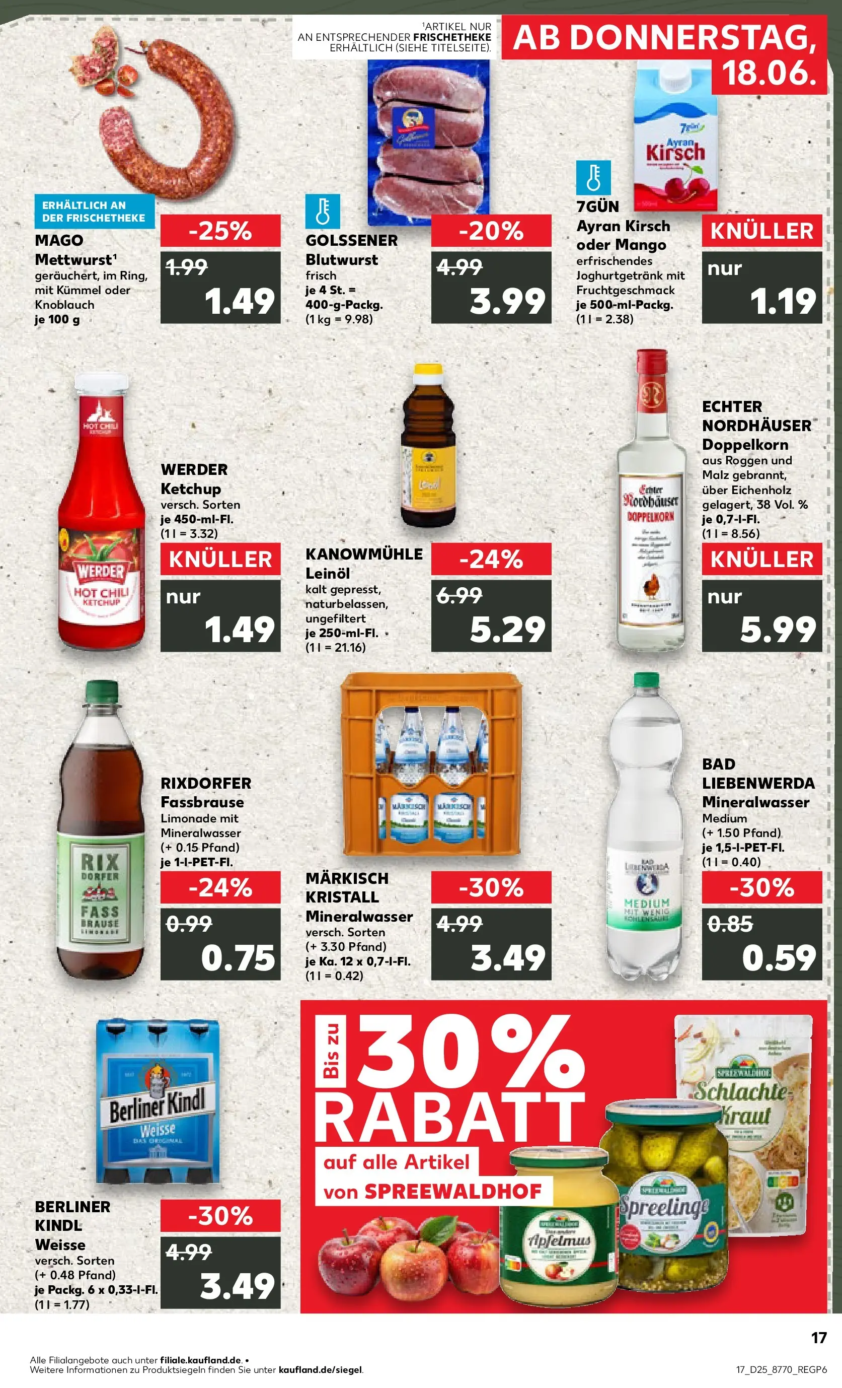 Prospekt Kaufland ab 14.06.2026 ยป Angebote und Werbung Online | Seite: 26 | Produkte: Berliner, Limonade, Mango, Fassbrause Prospekt Kaufland ab 14.06.2026 ยป Angebote Online zum Blรคttern | Seite: 26 | Produkte: Berliner, Limonade, Mango, Fassbrause