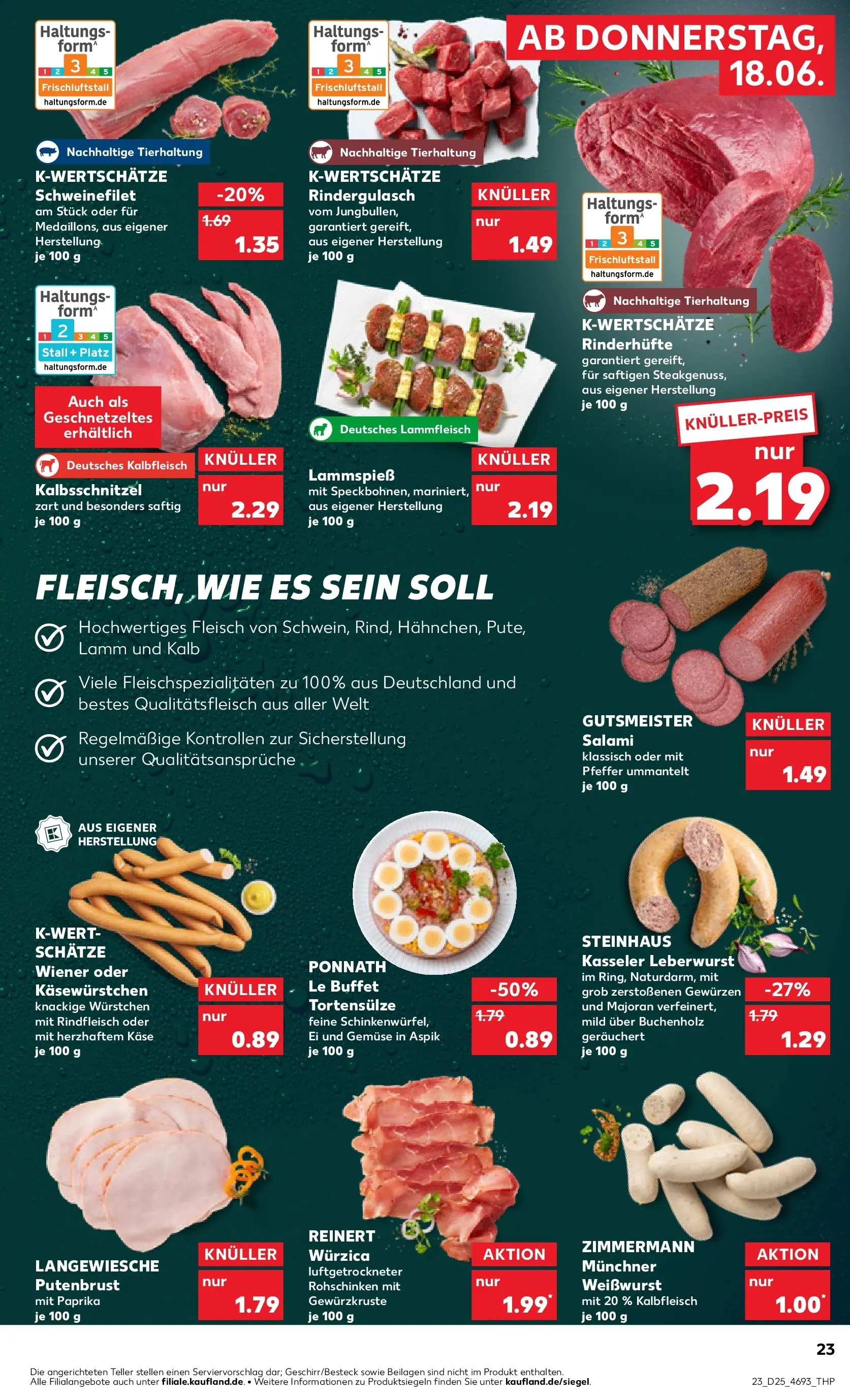 Prospekt Kaufland ab 14.06.2026 ยป Angebote und Werbung Online | Seite: 32 | Produkte: Weiรwurst, Pfeffer, Salami, Fleisch Prospekt Kaufland ab 14.06.2026 ยป Angebote Online zum Blรคttern | Seite: 32 | Produkte: Weiรwurst, Pfeffer, Salami, Fleisch