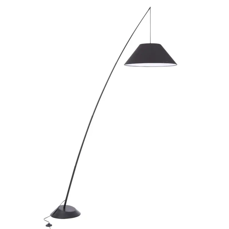 Stehleuchte Campanula Schwarz/Wei&szlig; max. 60 Watt