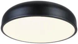 LED-Deckenleuchte Mike Schwarz/Wei&szlig; max. 24 Watt Deckenlampe
