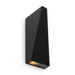 Au&szlig;enwandleuchte Times Square Schwarz max. 6 Watt Wandlampe