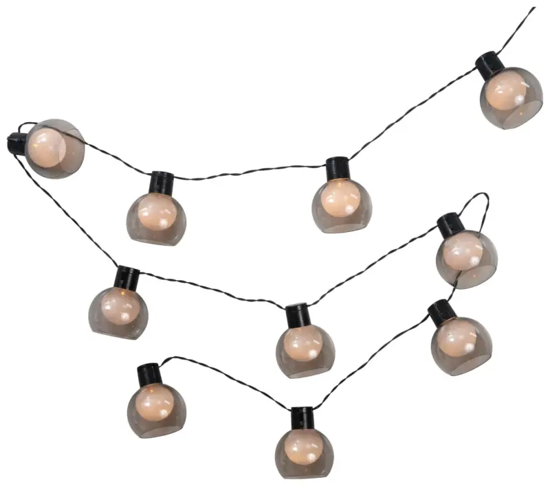 Lichterkette Benny Wei&szlig;/Hellgrau max. 0,6 Watt