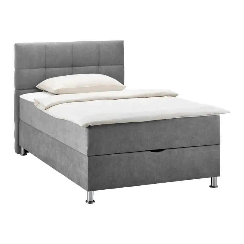 Boxbett in Grau ca. 140x200cm