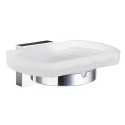 Seifenschale Metall, Glas