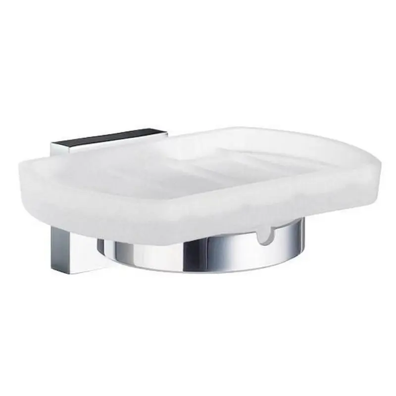 Seifenschale Metall, Glas