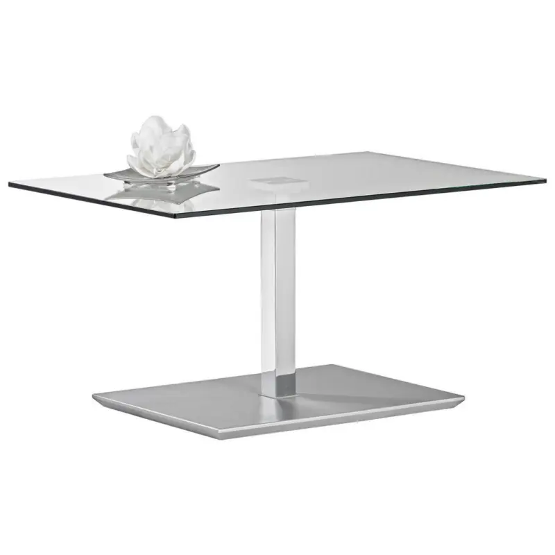 Couchtisch in Glas, Holzwerkstoff 90/60/44 cm