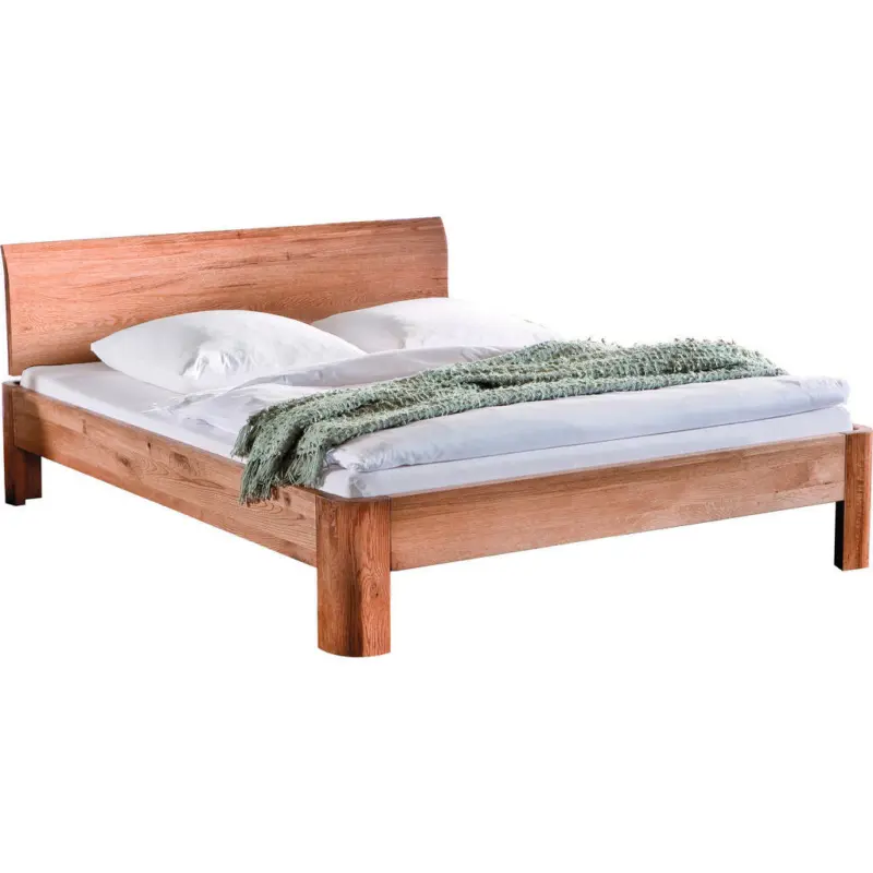 Bett 140/200 cm in Eichefarben