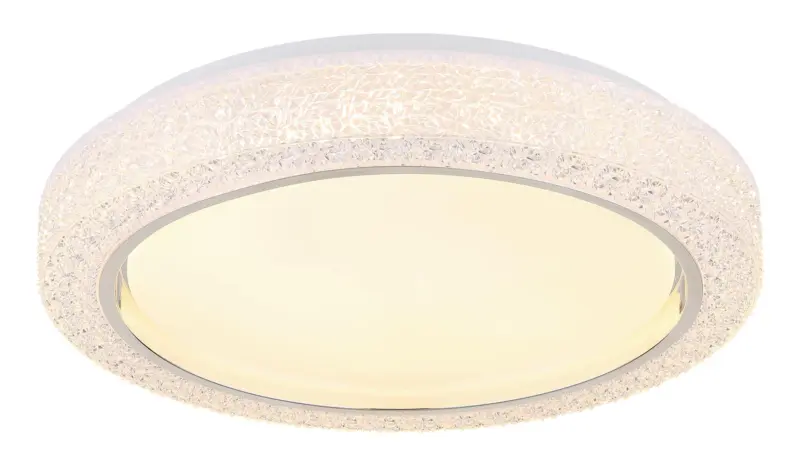 LED-Deckenleuchte Liami Klar/Opal/Chrom max. 24 Watt Deckenlampe