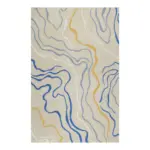 XXXLutz Lauterach - Ihr M&ouml;belhaus bei Bregenz Flachwebeteppich 80/150 cm Drive Blau, Gelb, Beige