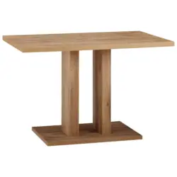 Esstisch 120/80/76 cm Nachbildung Holzwerkstoff rechteckig Eichefarben
