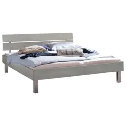Bett 200/200 cm in Grau