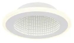 LED-Deckenleuchte Lamela Opal/Wei&szlig; max. 12 Watt Deckenlampe