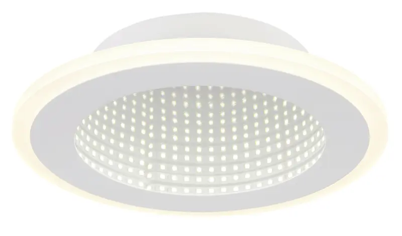 LED-Deckenleuchte Lamela Opal/Wei&szlig; max. 12 Watt Deckenlampe