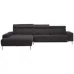 XXXLutz Lauterach - Ihr M&ouml;belhaus bei Bregenz Ecksofa in Webstoff Dunkelbraun 205/308 cm