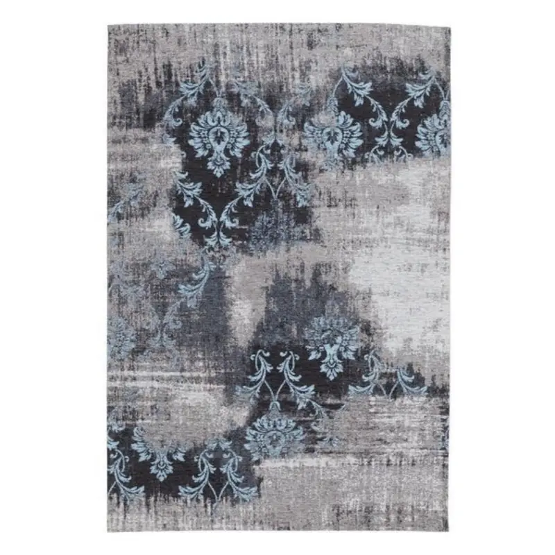 Vintage-Teppich 40/60 cm Diana Melody Blau, Grau