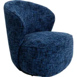 Sessel in Mikrofaser Blau
