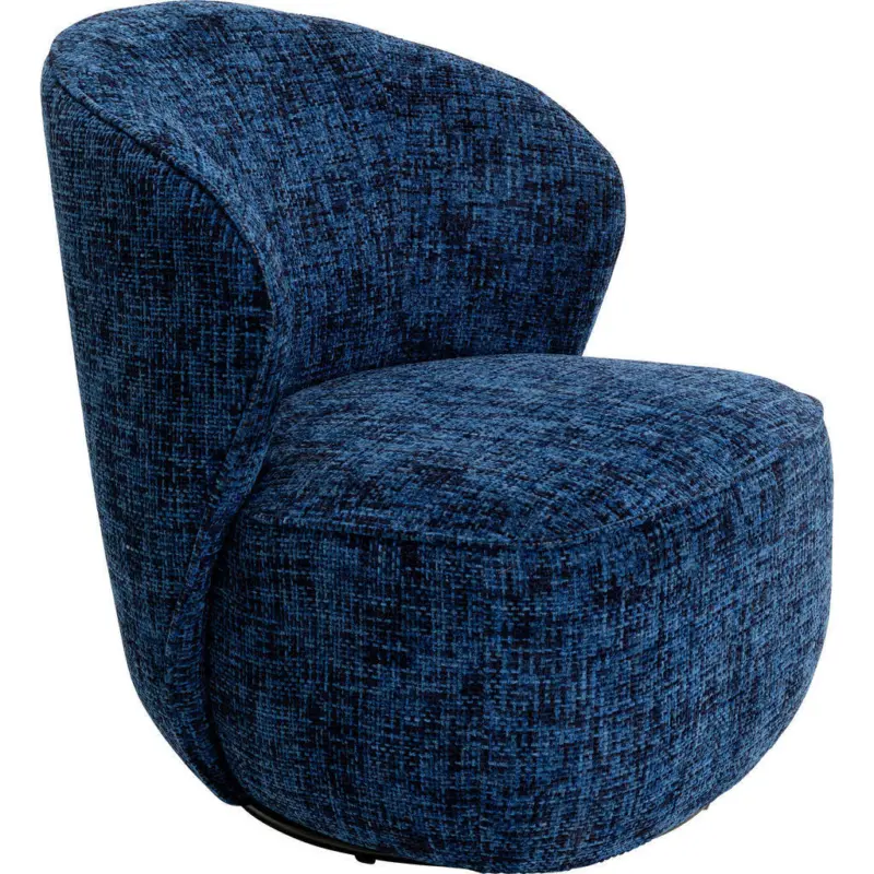 Sessel in Mikrofaser Blau
