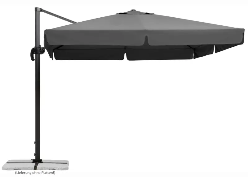 Ampelschirm Rhodos ca. 359x273 x300 cm Anthrazit