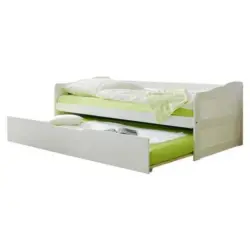 Ausziehbett 90/200 cm in Wei&szlig;