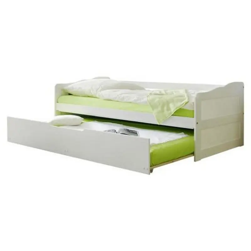 Ausziehbett 90/200 cm in Wei&szlig;