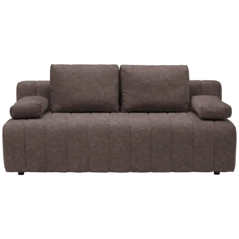 Schlafsofa in Flachgewebe Braun