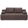 Schlafsofa in Flachgewebe Braun