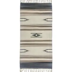 Fleckerlteppich 60/120 cm Claudia Schwarz