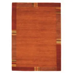 Wollteppich 90/160 cm Sensation Silk Lakir Kastanienfarben