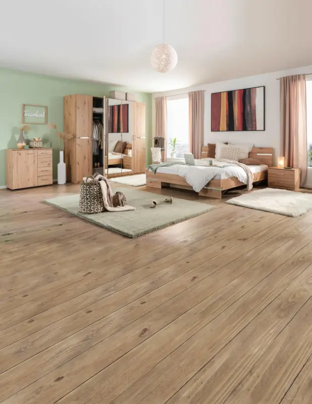 Schlafzimmer in Eichefarben, 4-teilig