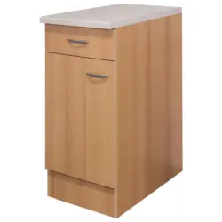 K&uuml;chenunterschrank 40/85/57 cm in Buchefarben