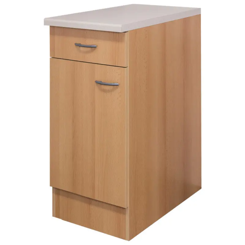 K&uuml;chenunterschrank 40/85/57 cm in Buchefarben