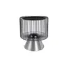 Beistelltisch in Metall, Stein 51/51/56,5 cm