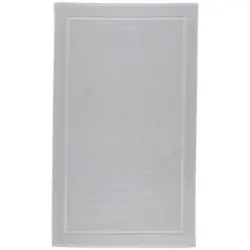 Badematte Silberfarben 70/120 cm
