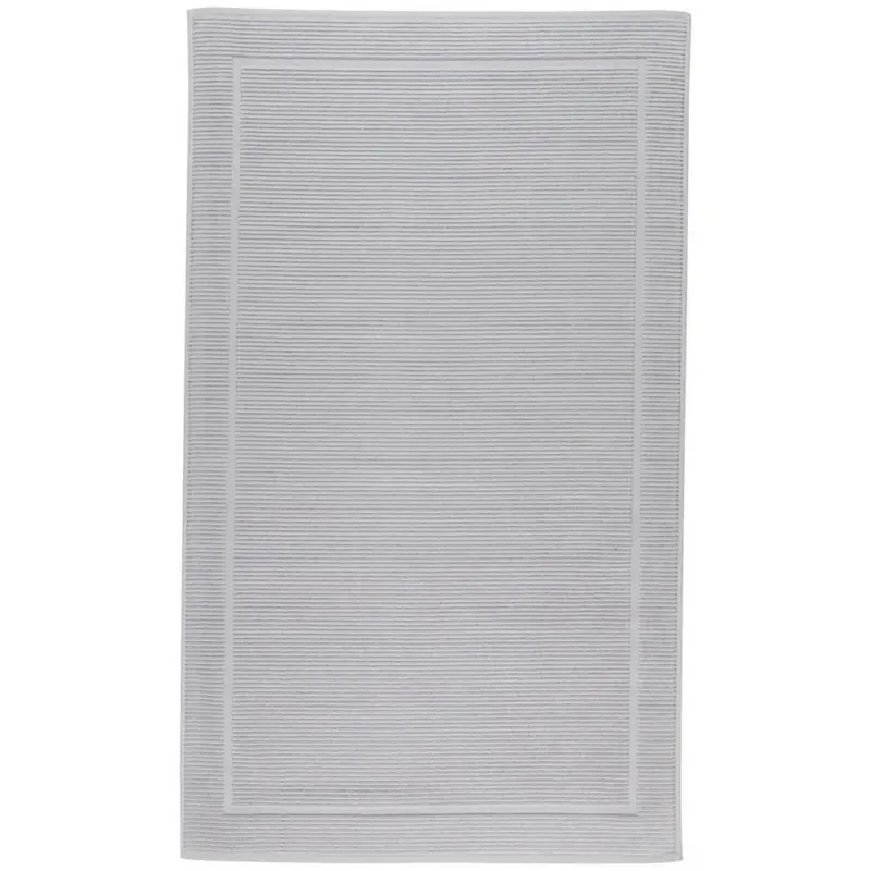 Badematte Silberfarben 70/120 cm