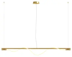 Pendelleuchte Tau Goldfarben max. 21 Watt